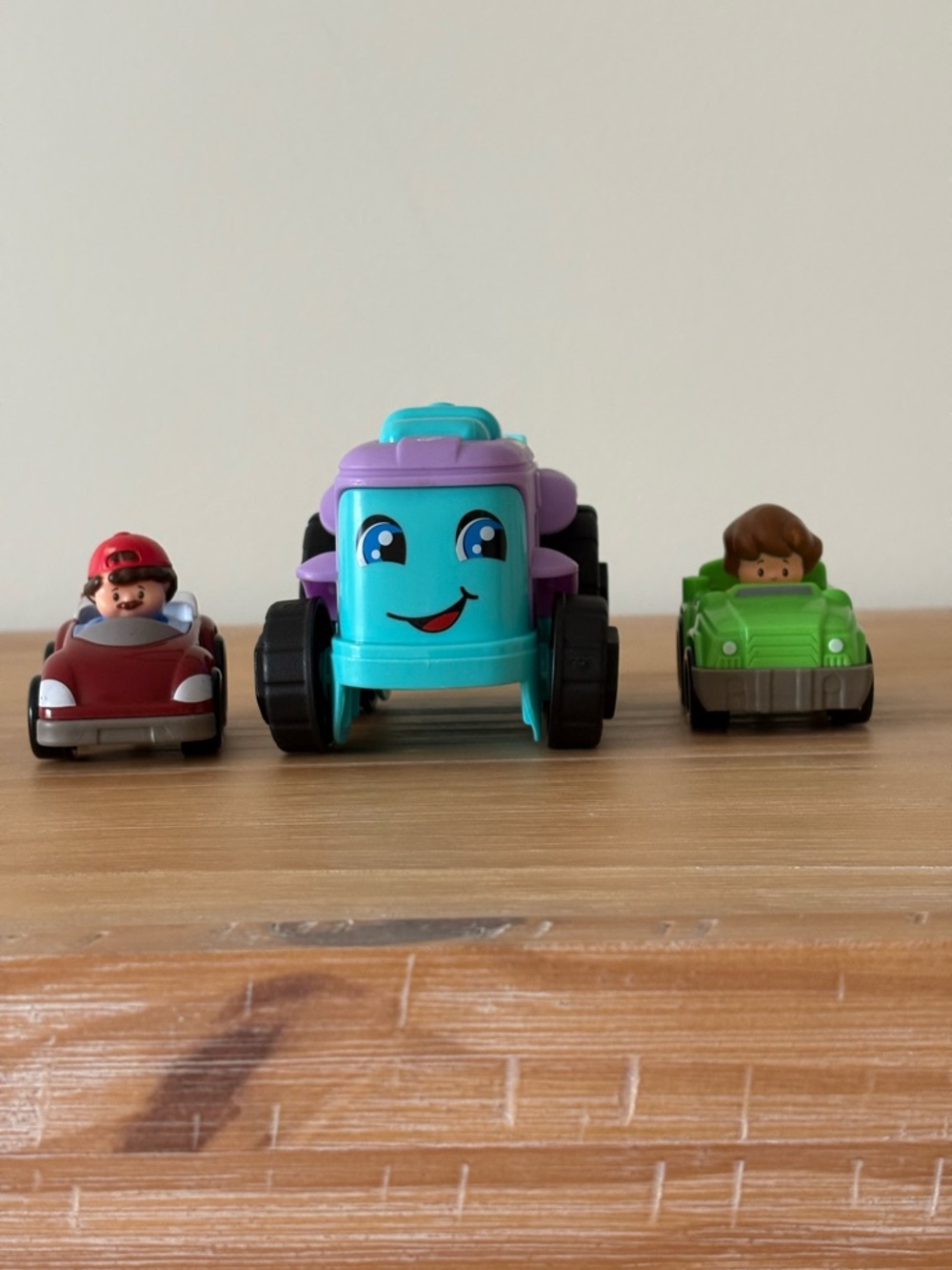 Fisher-Price Little People Wheelies and Tractor Lot of 3